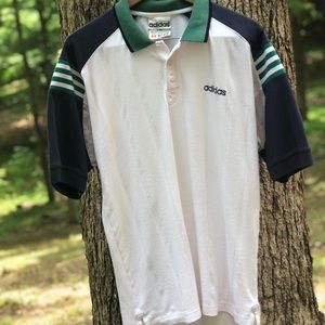 Vintage 90’s adidas colorblock polo golf shirt